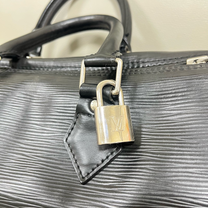 Louis Vuitton LV 28水波紋波士頓包（銀扣版）-9