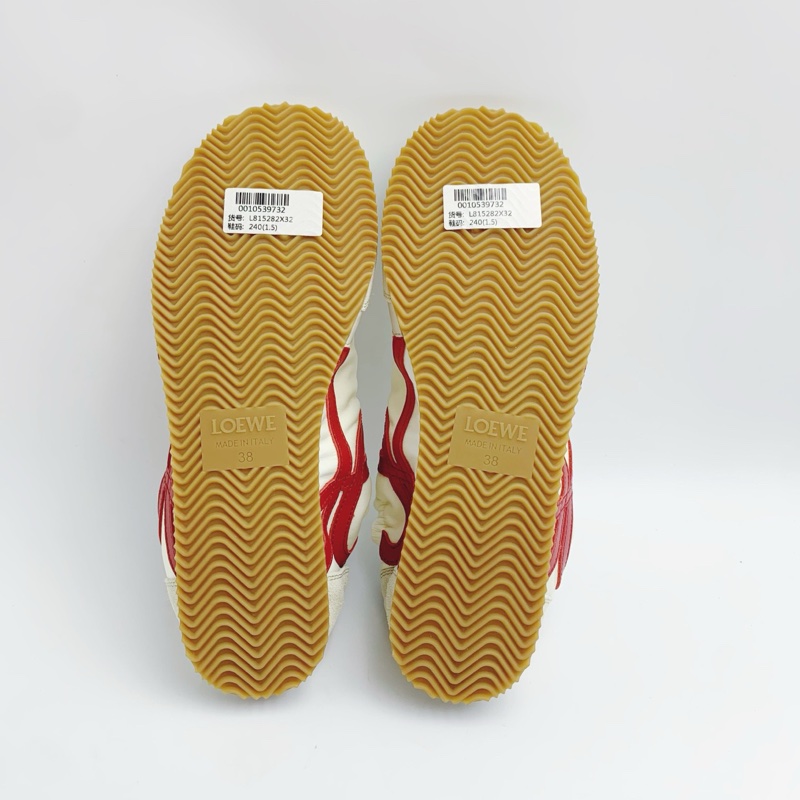LOEWE羅意威德訓鞋 紅白藍配色 閒置新 38碼-5