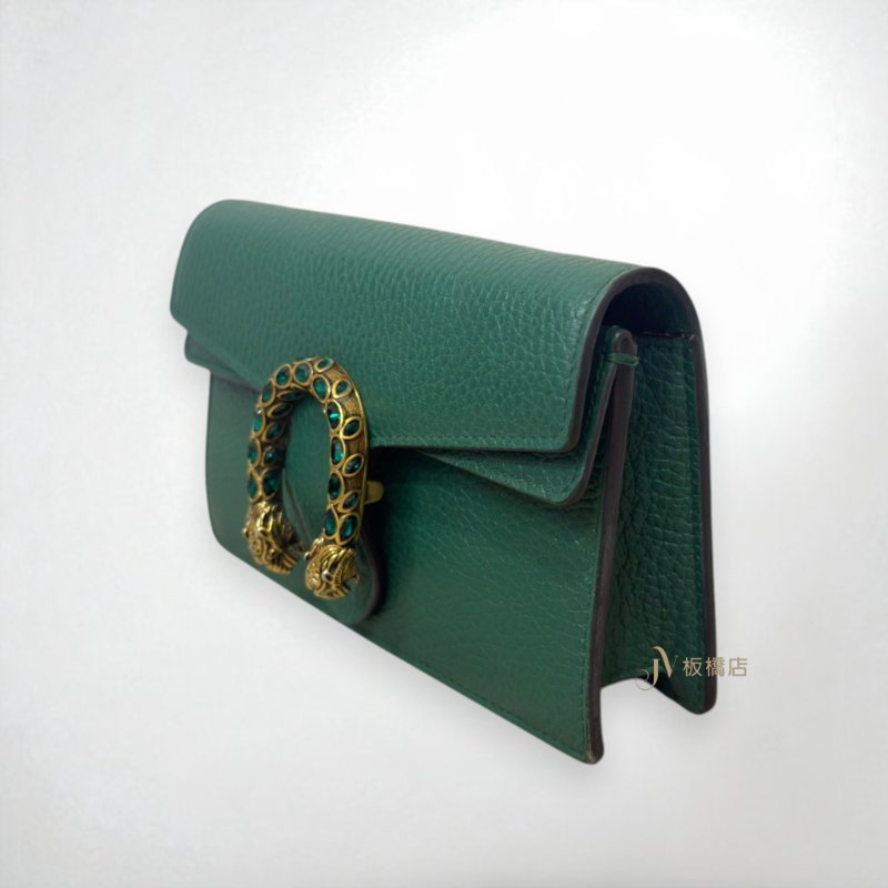 JS1405-GUCCI Dionysus GG綠牛皮迷你酒神鍊包476432-2