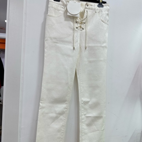 Chloe 白色牛仔長褲 34碼