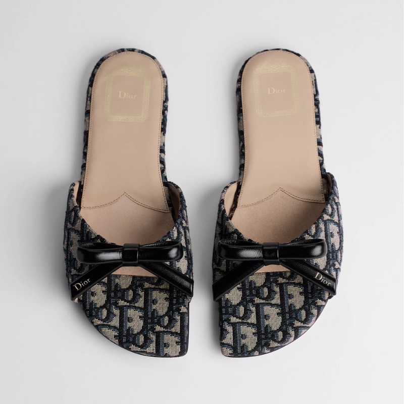 Dior 女士 Dior Bow拖鞋34 34.5 35 35.5 36 36.5 37 37.5 38 38.5 39 39.5 40 40.5 41 41.5 42碼-2