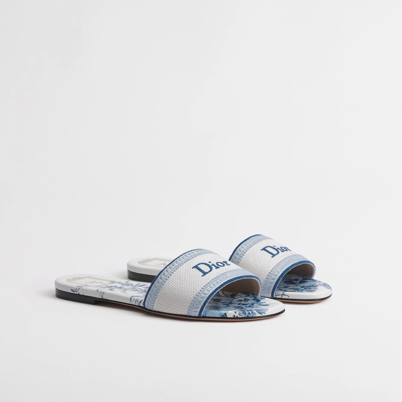 Dior 女士 Dway Slide 拖鞋34 34.5 35 35.5 36 36.5 37 37.5 38 38.5 39 39.5 40 40.5 41 41.5 42碼-1