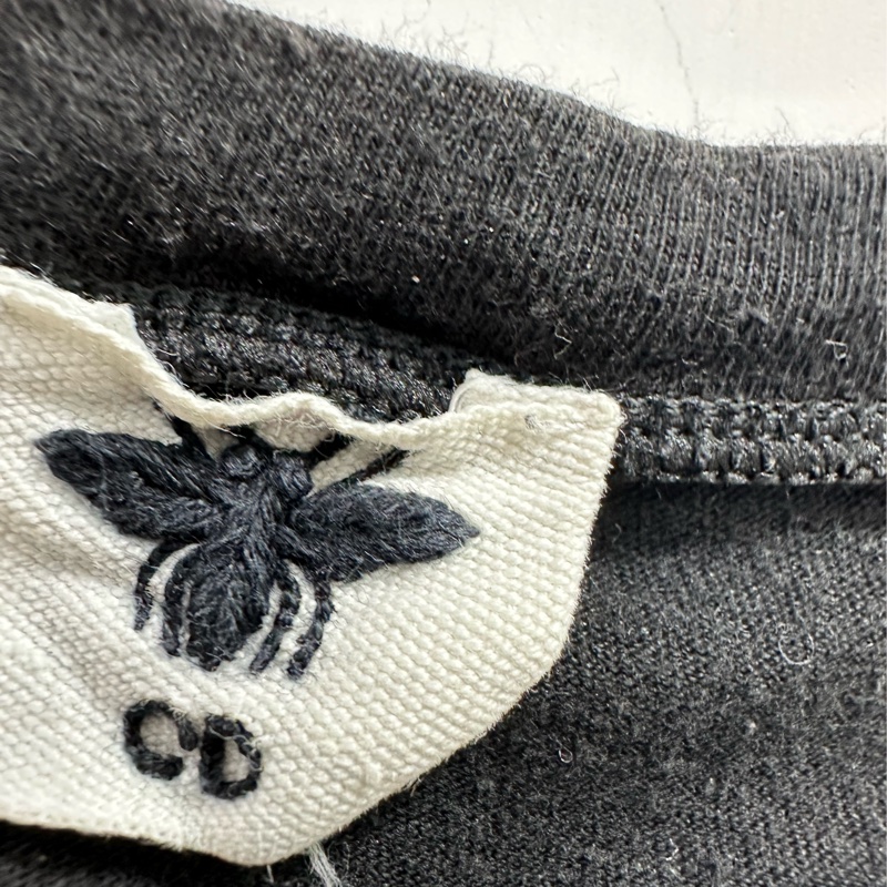 Dior迪奧logo字母數字蜜蜂印花短袖T卹 XS碼-3