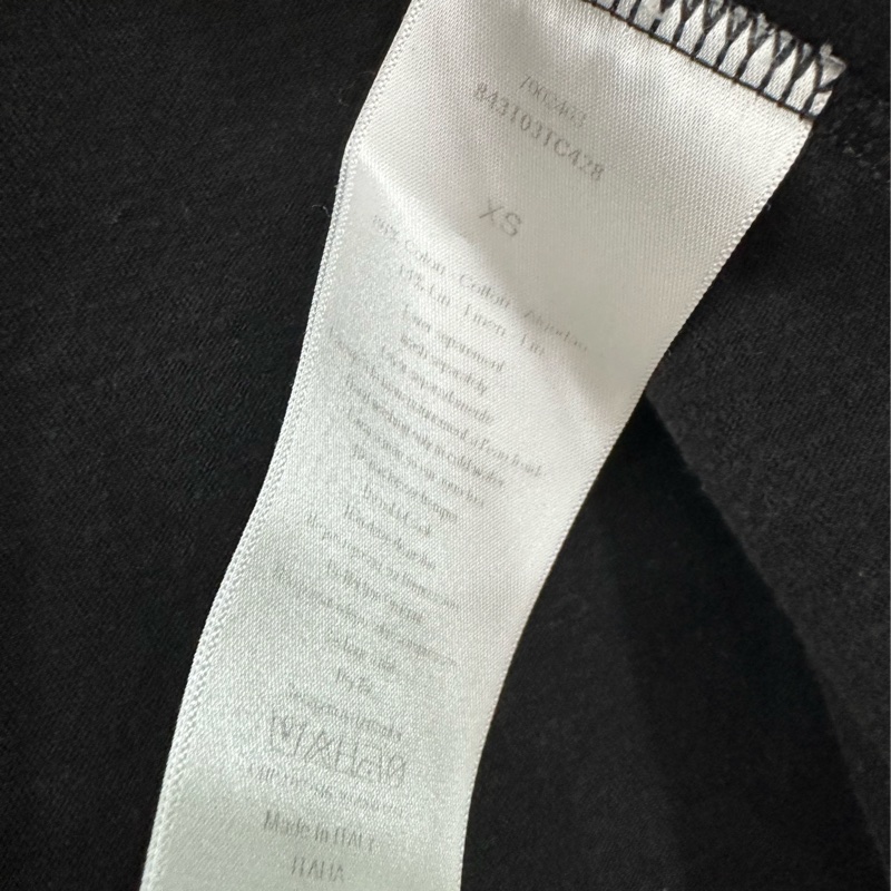 Dior迪奧logo字母數字蜜蜂印花短袖T卹 XS碼-4