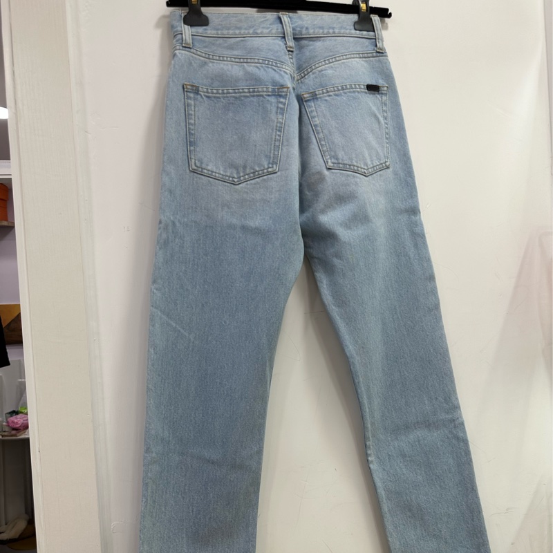YSL 直筒牛仔長褲 26碼-1