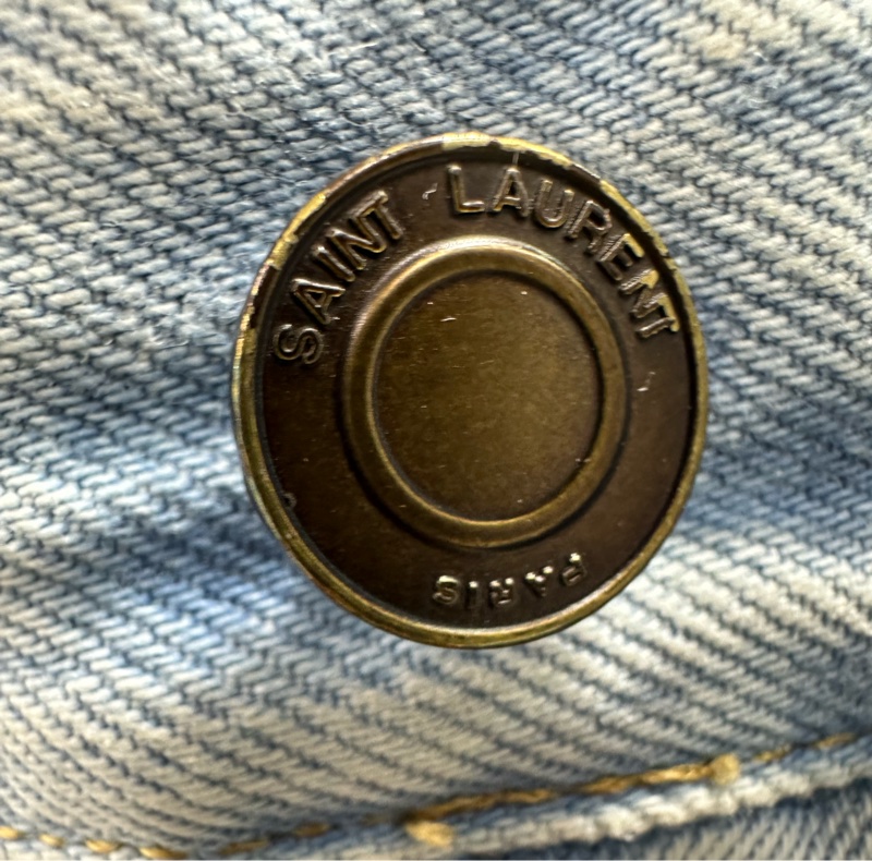 YSL 直筒牛仔長褲 26碼-4