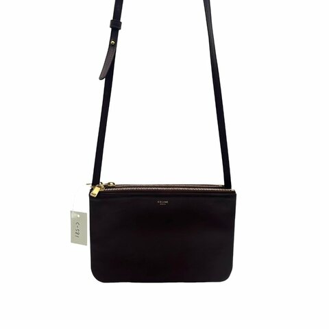 【美收精品】CELINE  C-581酒紅色斜背包【隔月月中將轉賣至日本 上架期限30天】