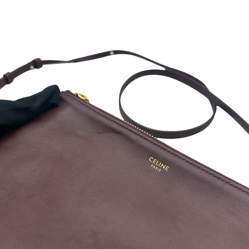 【美收精品】CELINE  C-581酒紅色斜背包【隔月月中將轉賣至日本 上架期限30天】-7