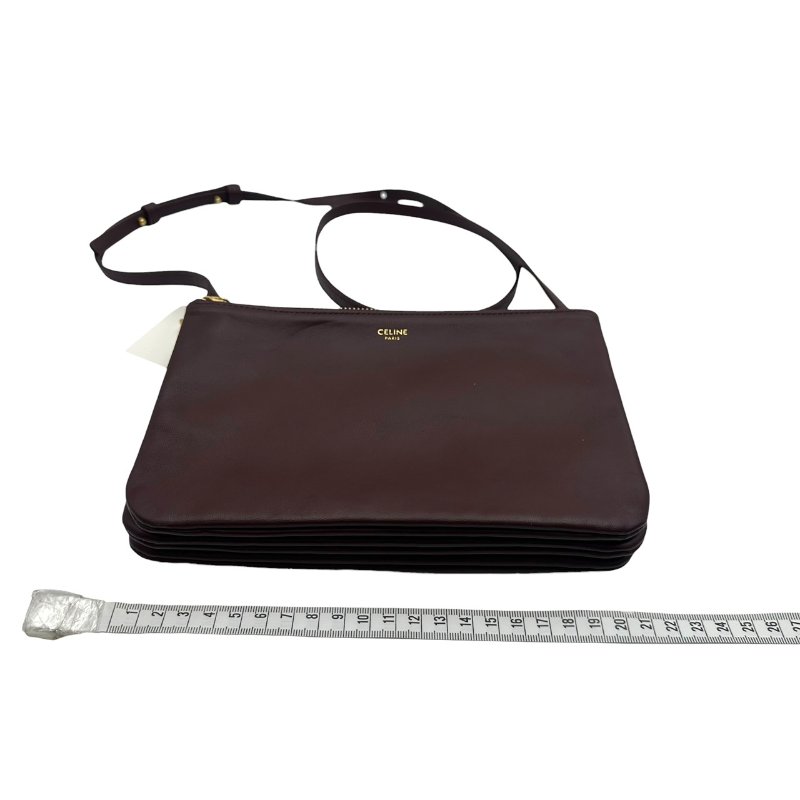 【美收精品】CELINE  C-581酒紅色斜背包【隔月月中將轉賣至日本 上架期限30天】-11