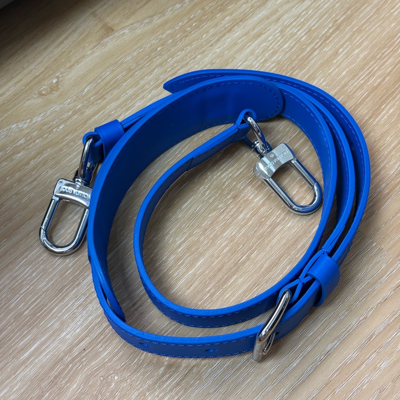 全新LV Keepall 50 拼寶藍色老花旅行袋✨最新晶片款-11