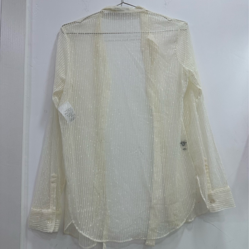 Dior 迪奧 秀款 小蜜蜂刺繡 網紗襯衫 36碼-1