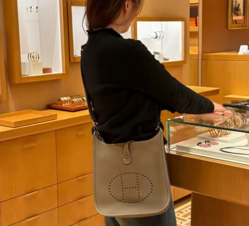 Hermes Evelyne29 大象灰 TC皮-9