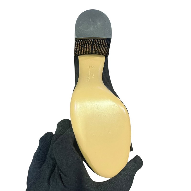 【美收精品】FERAGAMO黑色跟鞋 5-259-9