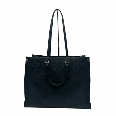 【美收精品】Louis Vuitton 老花黑色手提袋  C-583【隔月月中將轉賣至日本 上架期限30天】
