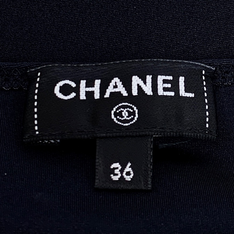 Chanel 香奈儿 黑色蝴蝶结吊带背心 36 XS码-4