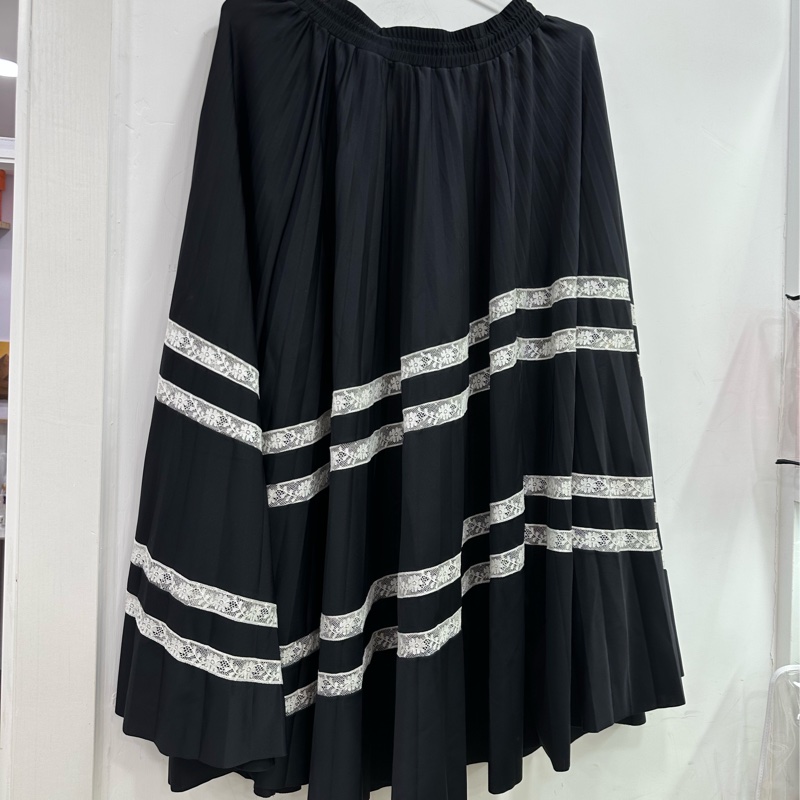 valentino 華倫天奴 黑色半裙長裙 S碼-1