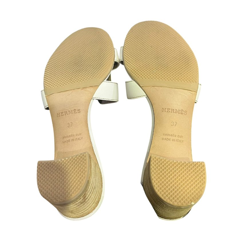 【美收精品】HERMES白色跟鞋 5-250-10