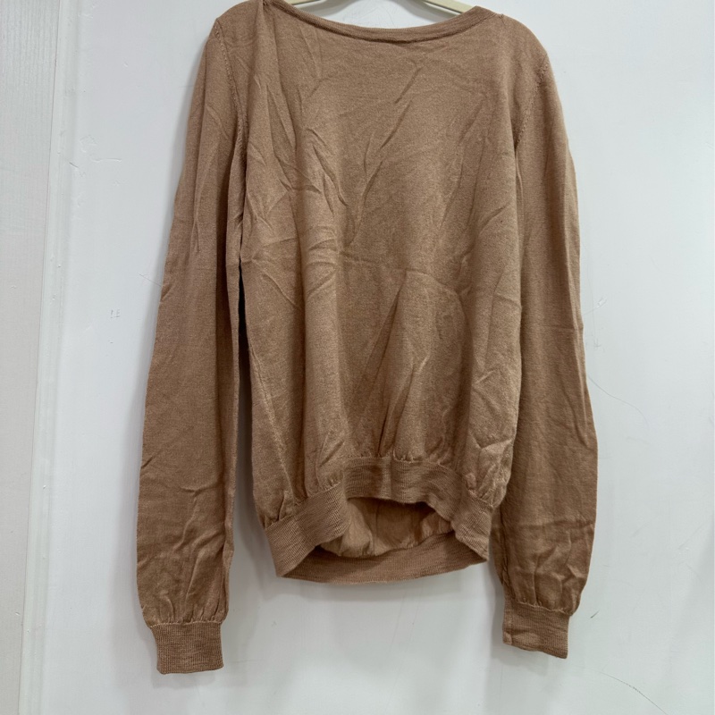 Dior/迪奧 奶茶色小蜜蜂logo針織衫 38碼-1