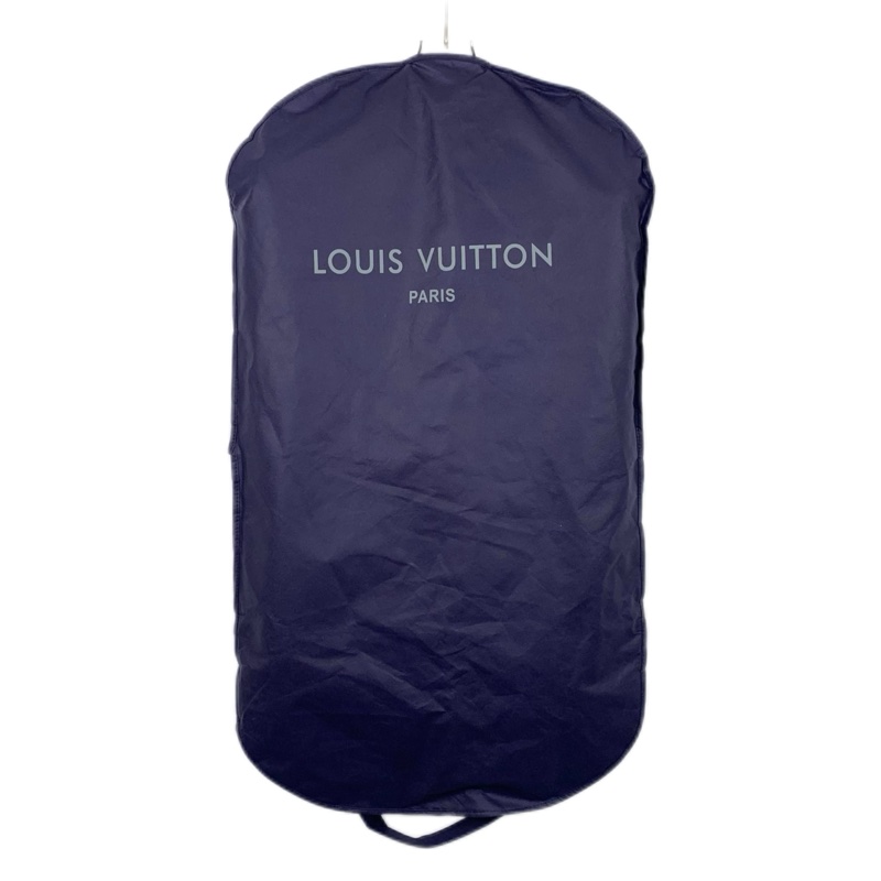 Louis Vuitton 深灰色logo老花满印绵羊毛西装外套 52 L码 带尘袋-5