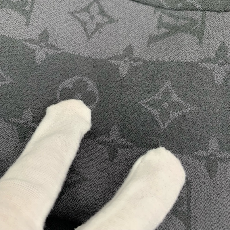 Louis Vuitton 深灰色logo老花满印绵羊毛西装外套 52 L码 带尘袋-8