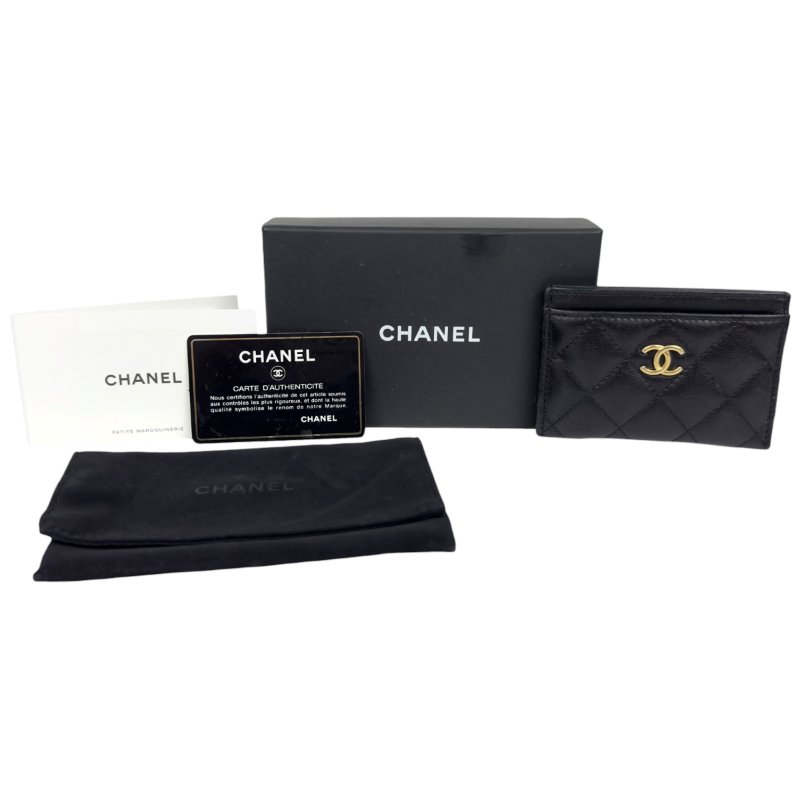 CHANEL CC *限定塗鴉內裡* 卡包-1
