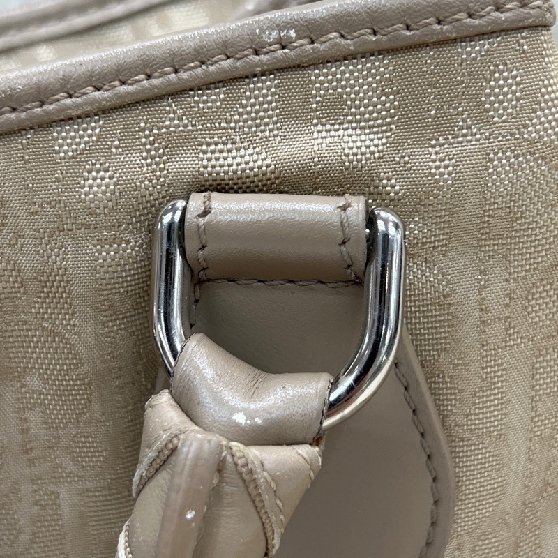 Christian Dior Lovely Trotter 帆布緹花老花托特包。xc559-19