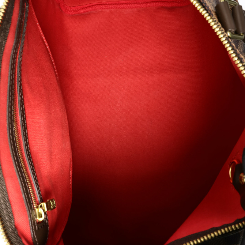 LOUIS VUITTON Damier Speedy Bandouliere 35手挽肩背兩用袋-4