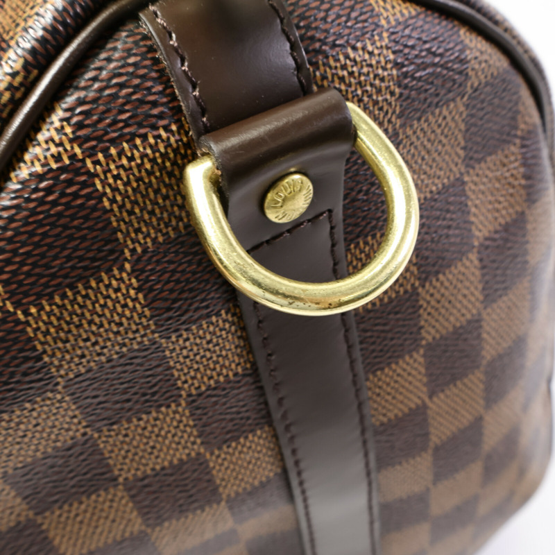 LOUIS VUITTON Damier Speedy Bandouliere 35手挽肩背兩用袋-6