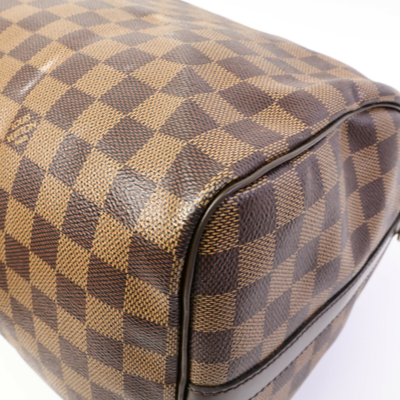 LOUIS VUITTON Damier Speedy Bandouliere 35手挽肩背兩用袋-9