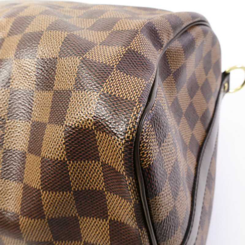 LOUIS VUITTON Damier Speedy Bandouliere 35手挽肩背兩用袋-11