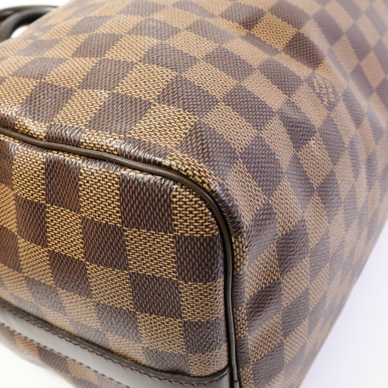 LOUIS VUITTON Damier Speedy Bandouliere 35手挽肩背兩用袋-12