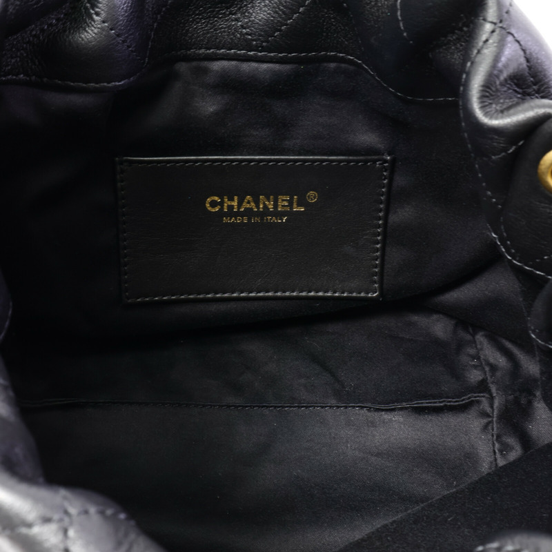 CHANEL 牛皮皮革Hobo肩背袋-4