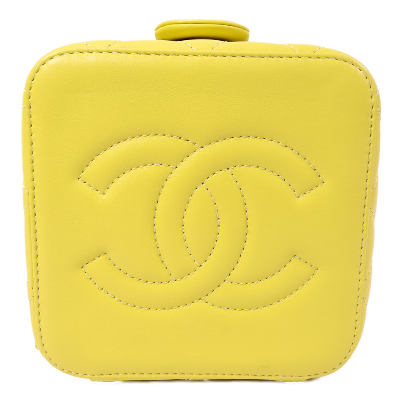 CHANEL 羊皮皮革Vanity Case手挽肩背兩用袋-3
