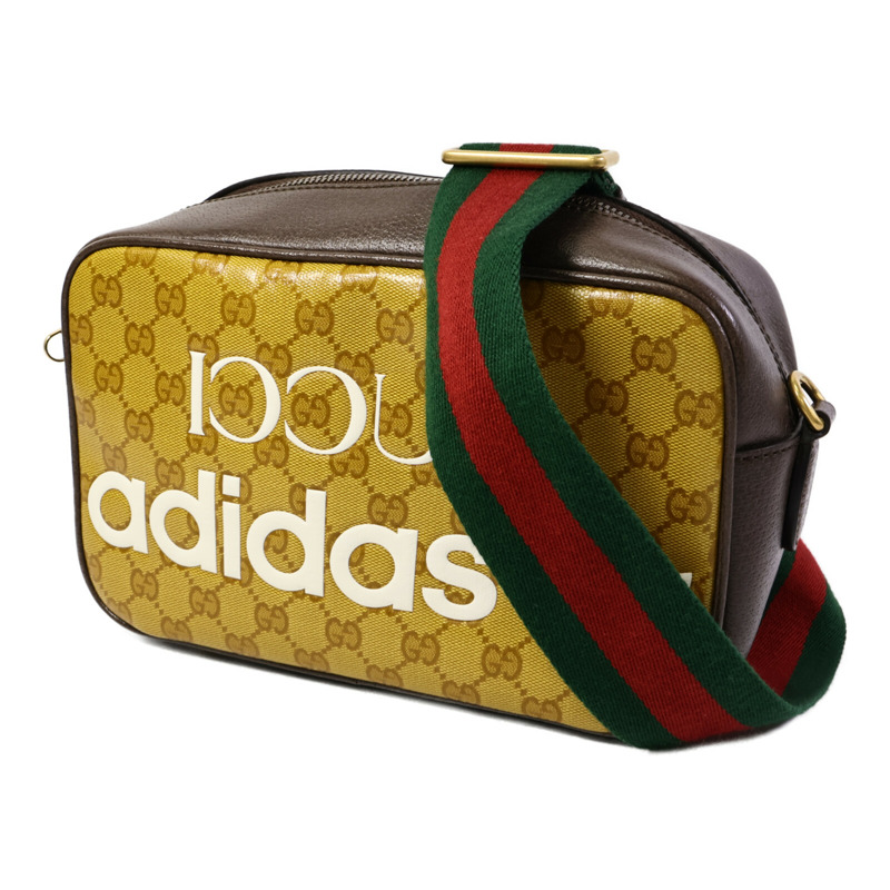 GUCCI 塗層帆布GUCCIxadidas GG Crystal肩背袋-1