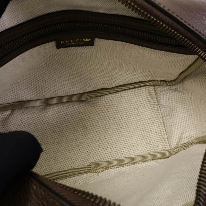 GUCCI 塗層帆布GUCCIxadidas GG Crystal肩背袋-4