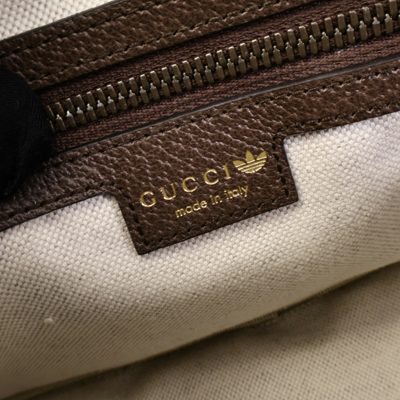 GUCCI 塗層帆布GUCCIxadidas GG Crystal肩背袋-5