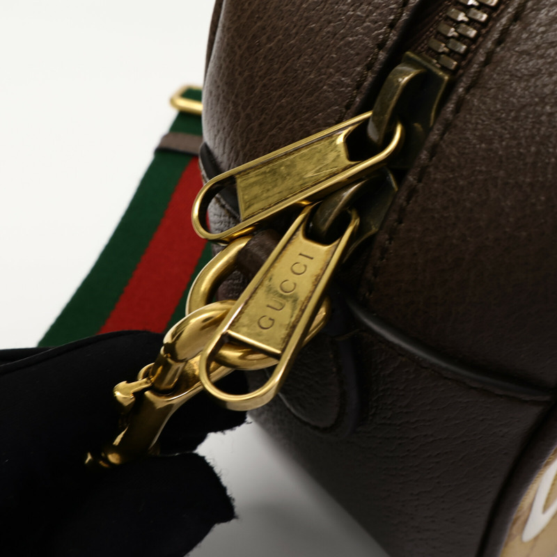 GUCCI 塗層帆布GUCCIxadidas GG Crystal肩背袋-6