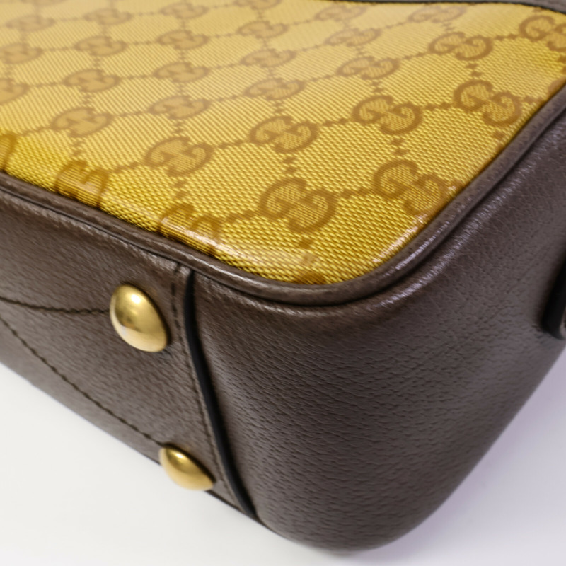 GUCCI 塗層帆布GUCCIxadidas GG Crystal肩背袋-12