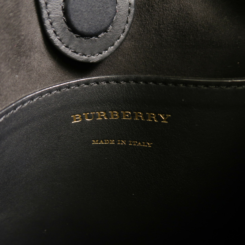 BURBERRY 牛皮皮革Prorsum Bucket Bag鏈帶手挽肩背兩用袋-5