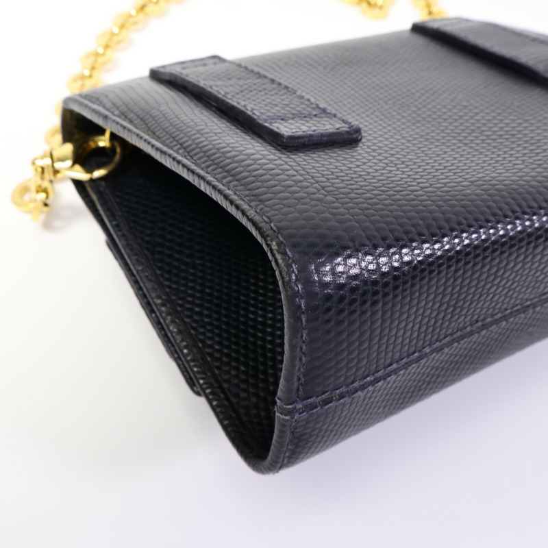 Salvatore Ferragamo 牛皮皮革Chain Shoulder Bag肩背袋-11