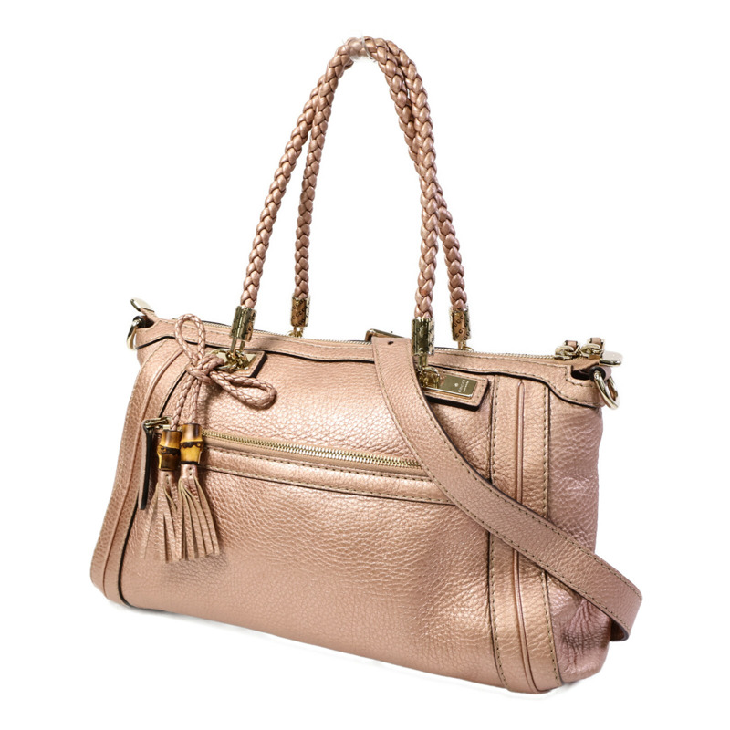 GUCCI 牛皮皮革2 Way Shoulder Bag手挽肩背兩用袋-2