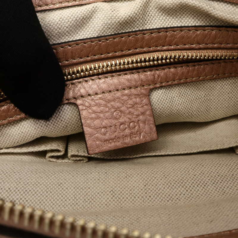 GUCCI 牛皮皮革2 Way Shoulder Bag手挽肩背兩用袋-5