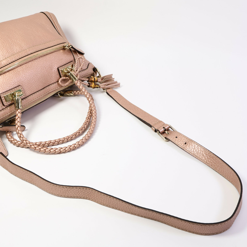 GUCCI 牛皮皮革2 Way Shoulder Bag手挽肩背兩用袋-8