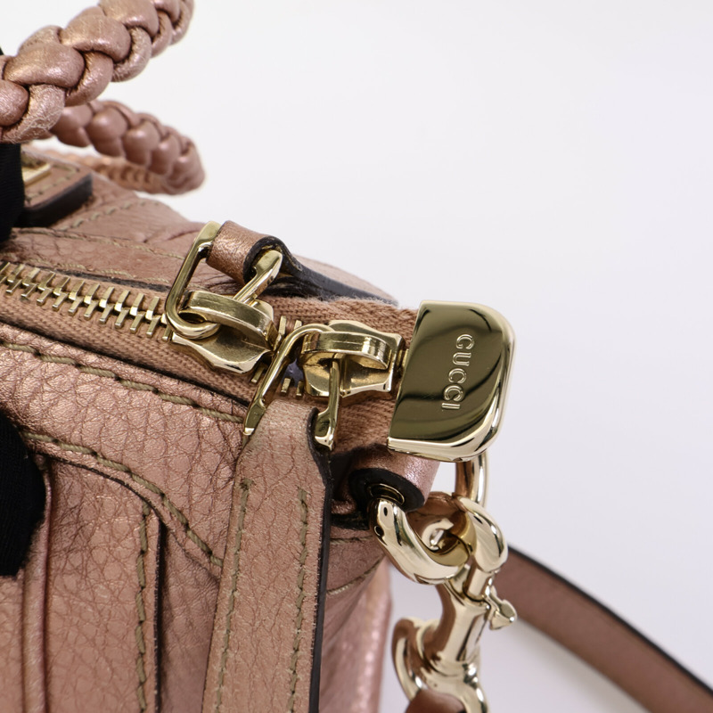GUCCI 牛皮皮革2 Way Shoulder Bag手挽肩背兩用袋-15