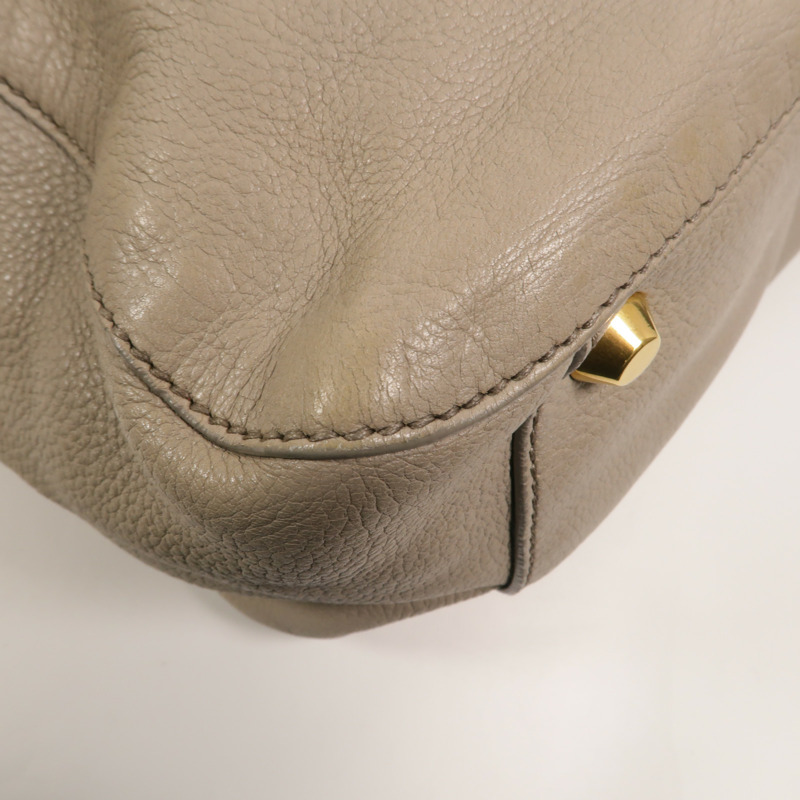 Miu Miu 牛皮皮革Vitello Carbu手挽肩背兩用袋-11