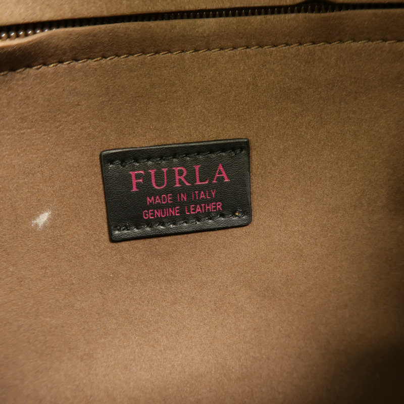 Furla 牛皮皮革Shoulder Bag手挽肩背兩用袋-5