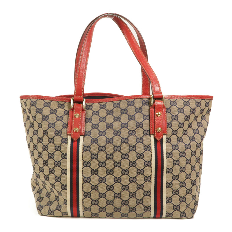 GUCCI 帆布Sherry Line肩背袋-1