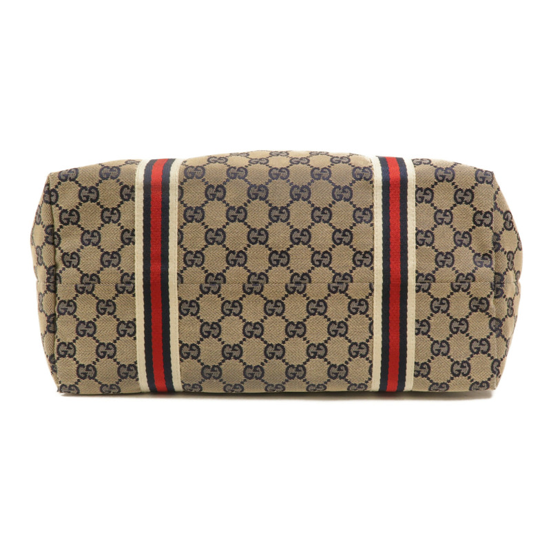 GUCCI 帆布Sherry Line肩背袋-3
