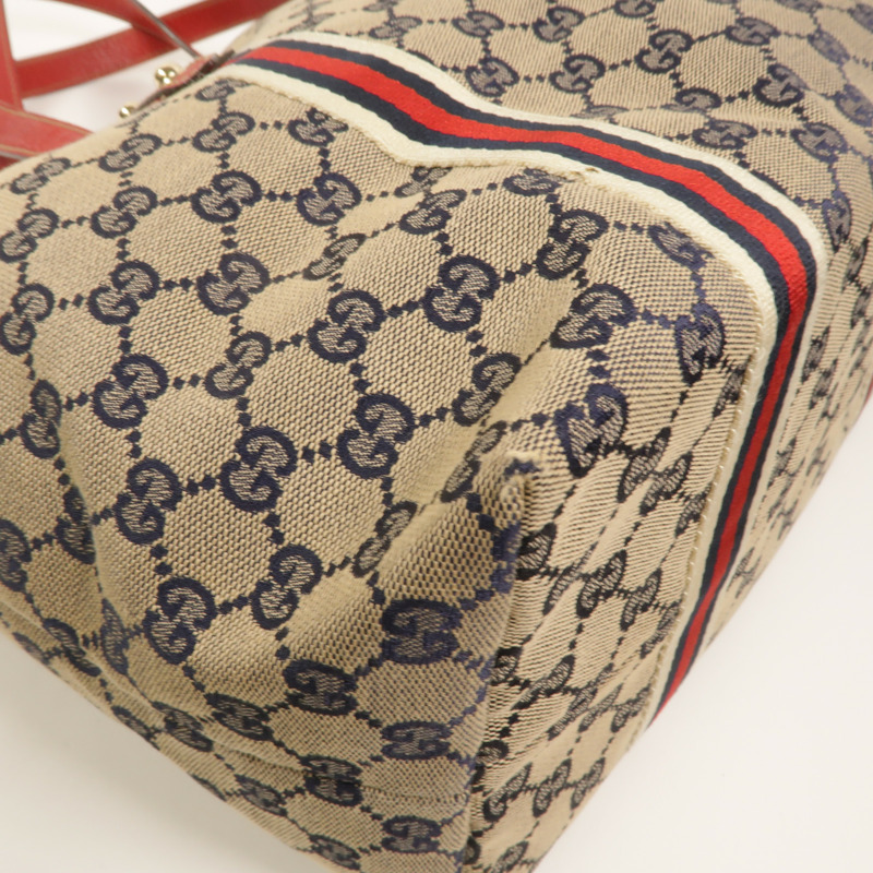 GUCCI 帆布Sherry Line肩背袋-9