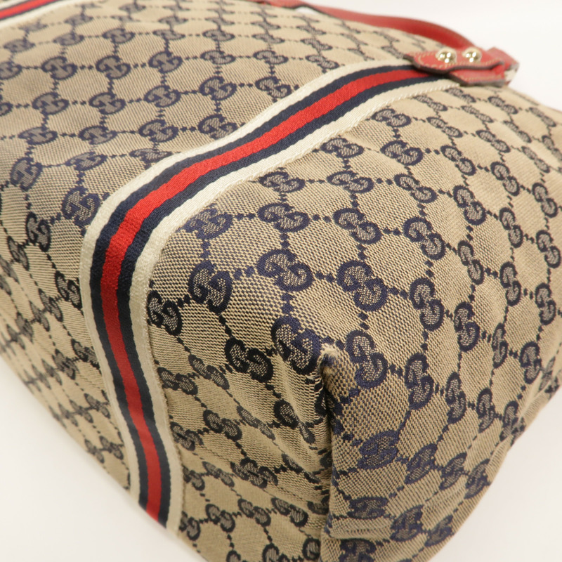 GUCCI 帆布Sherry Line肩背袋-10
